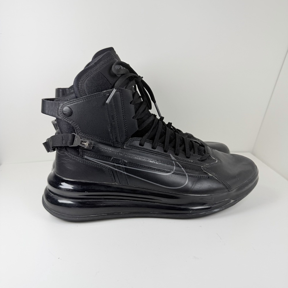 Nike Air Max 720 Saturn Triple Black Men's Size 11 AO2110-001